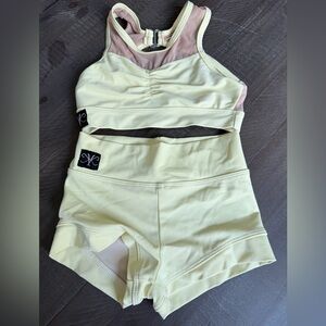 Pale yellow Kandi Kouture set CS